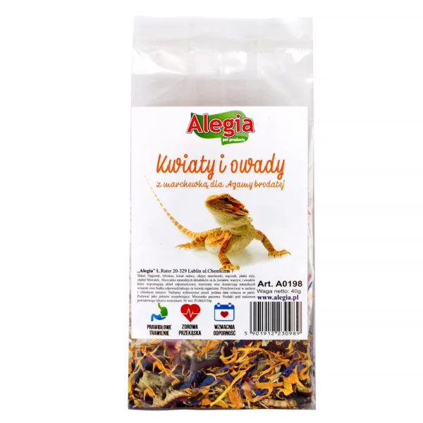 Alegia Kwiaty i Owady dla Agamy 40g