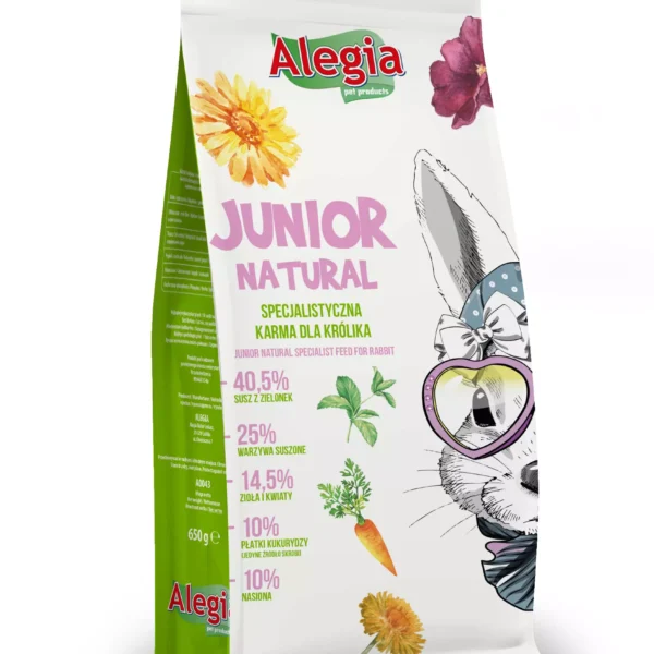 Alegia Junior Natural dla Królika 650g