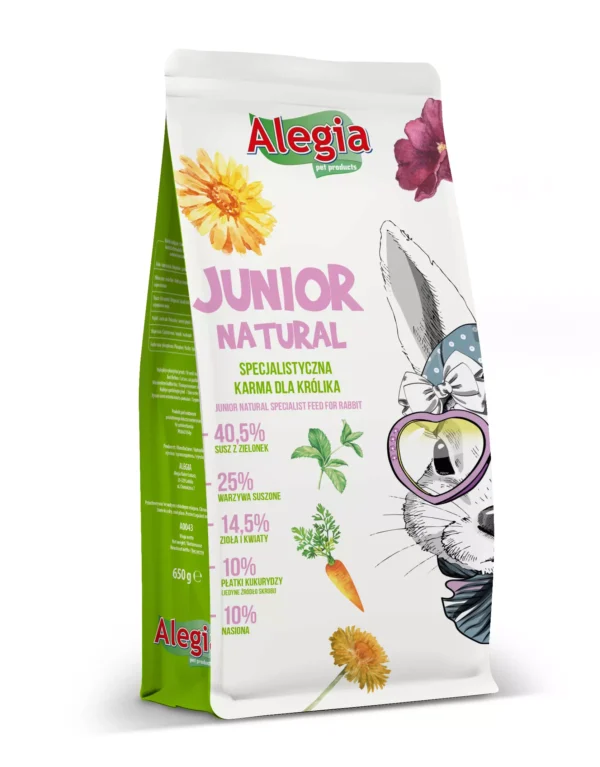 Alegia Junior Natural dla Królika 650g