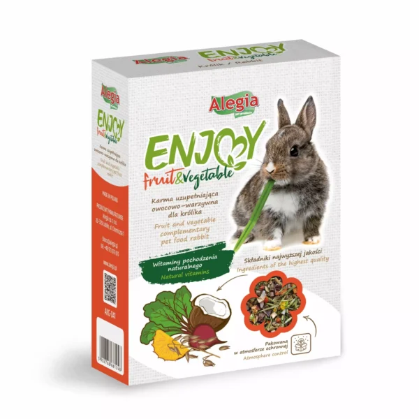 Alegia Enjoy Fruit&Vegetable Królik 340g