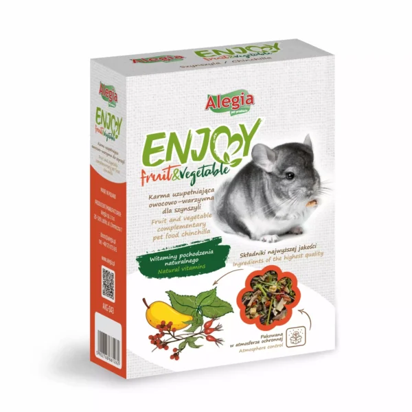Alegia Enjoy Fruit&Vegetable Szynszyla  340g