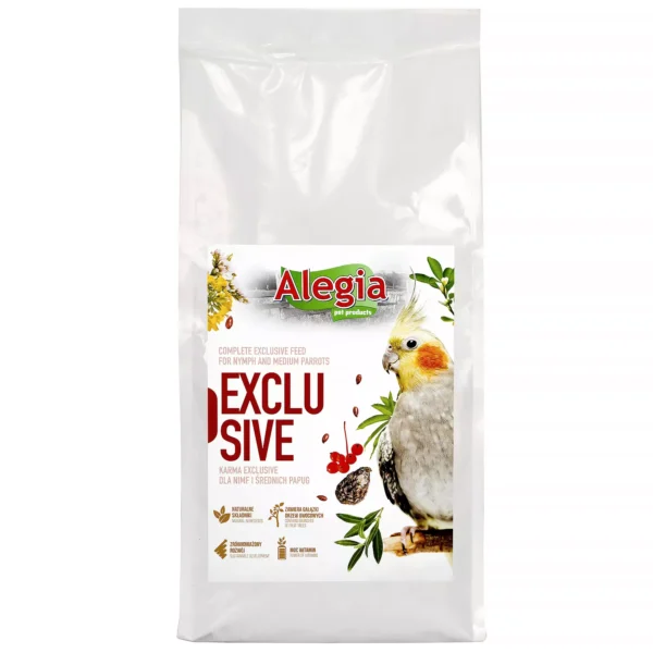 Alegia Exclusive dla Nimf i średnich  papug 1000g