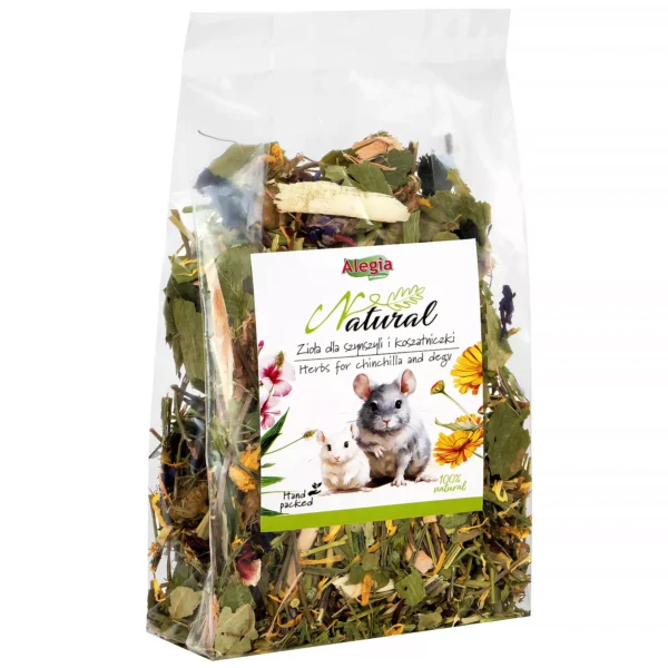 Alegia Natural Zioła dla szynszyli  i koszatniczki 100g - obrazek 2
