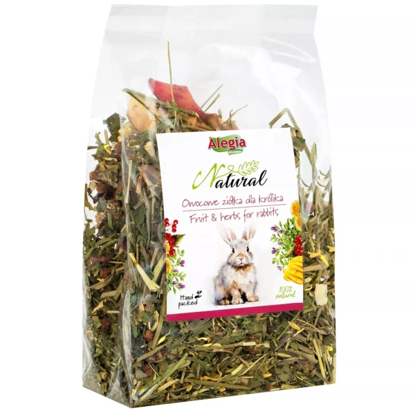 Alegia Natural Owocowe Ziółka dla  Królika 130g