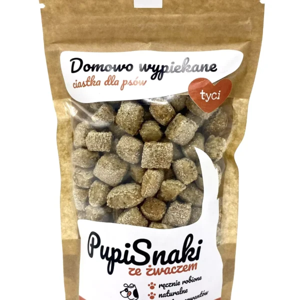 Pupilovo PupiSnaki Tyci ze żwaczem  "Zdrowe jelita i oddech" 100g