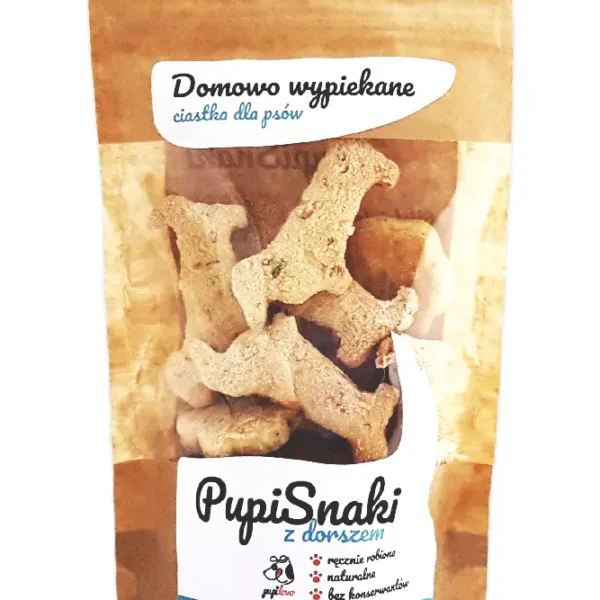Pupilovo PupiSnaki z dorszem "Zdrowe  jelita i oddech" 100g