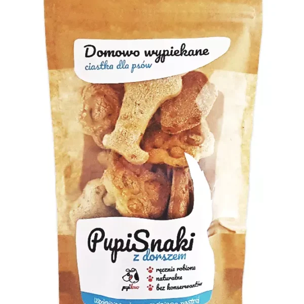 Pupilovo PupiSnaki z dorszem  "Uspokajające i poprawiające nastrój" 100g